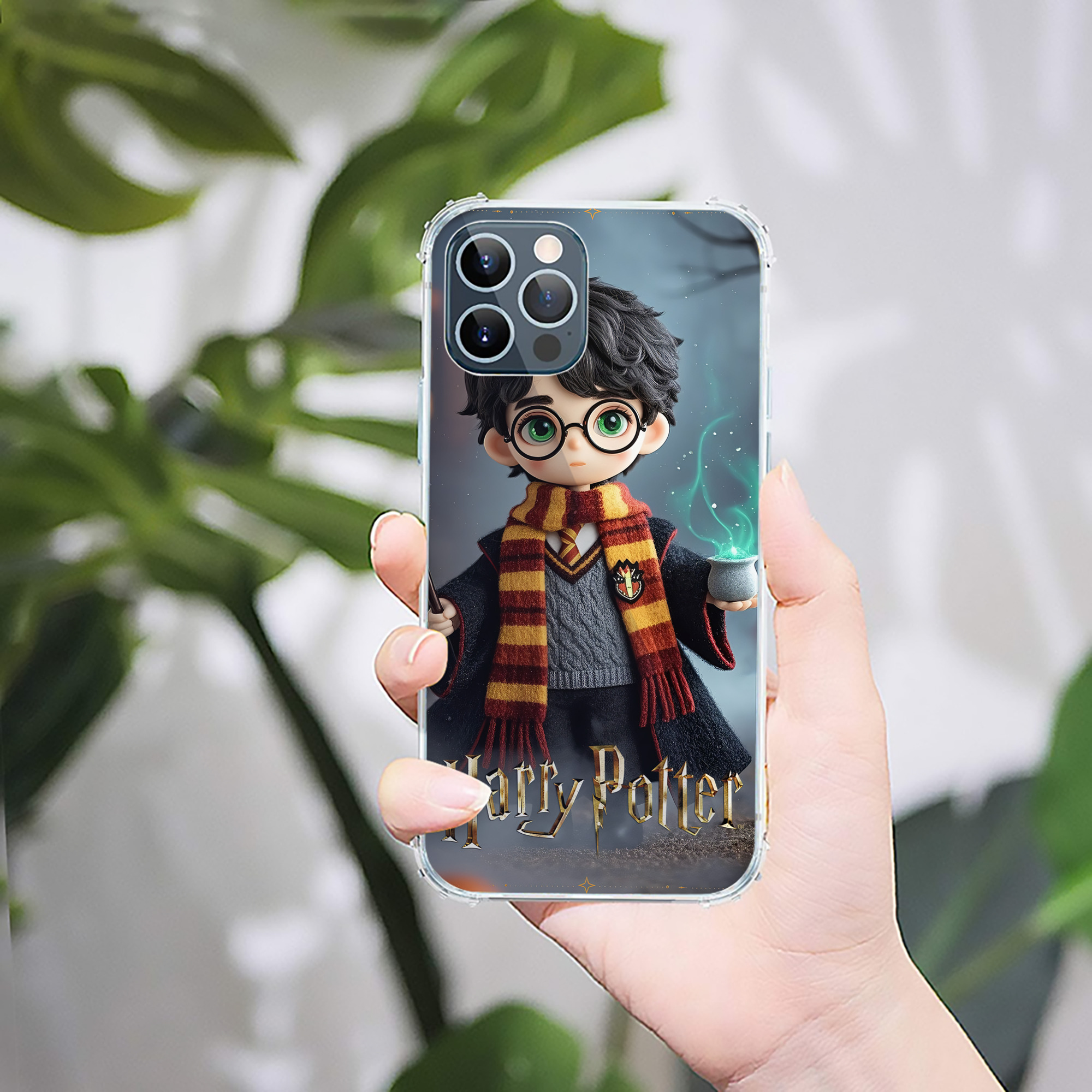 （画像用） Harry Potter ハリー・ポッターシリーズ 【iPhone 12シリーズ対応】透明スマホケース（クリアソフトケース）